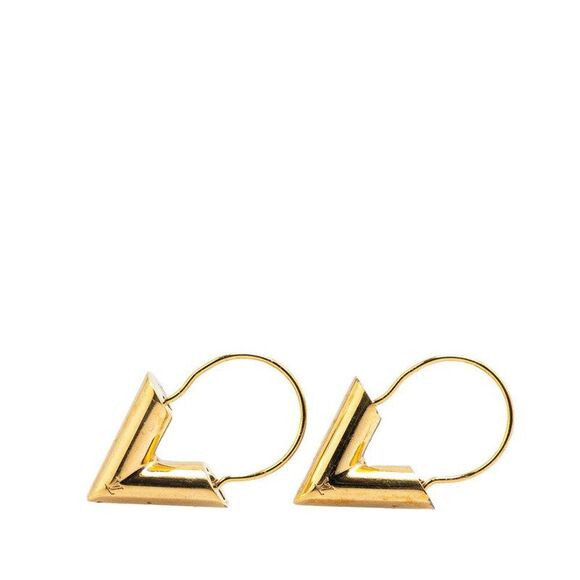 Pre Loved louis vuitton Women metallic | gold Earrings - Picture 1 of 5